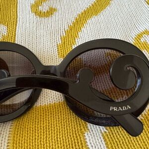 Prada Baroque Round Sunglasses
